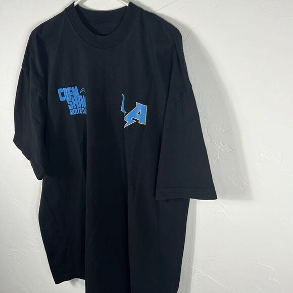 🔥 CRENSHAW SKATE CLUB x L.A. CHARGERS Colab NFL Skateboard Tee Sz XL - PERFECT - Picture 5 of 6